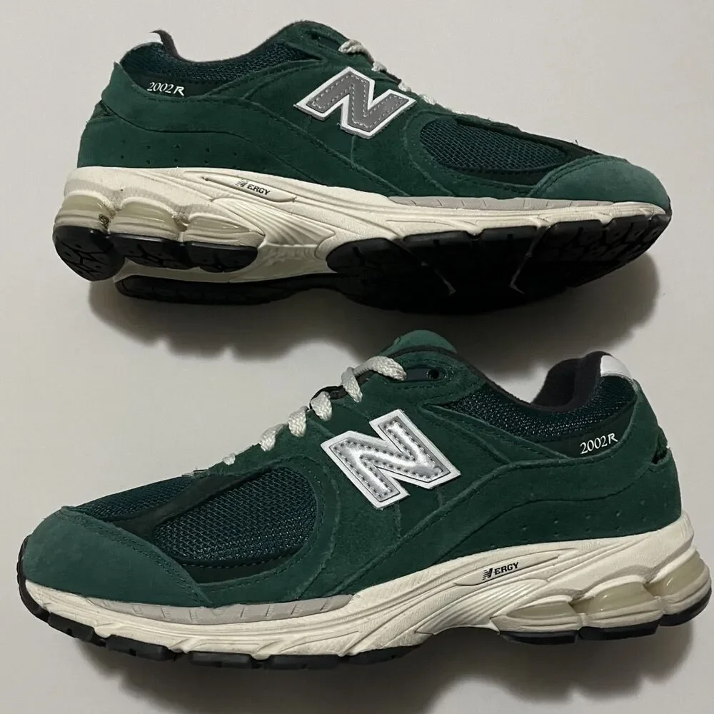 New Balance 2002R Suede Pack - Forest Green (Size 8)